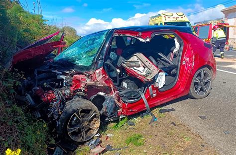 Última hora Un herido muy grave tras un accidente a la salida de Maó