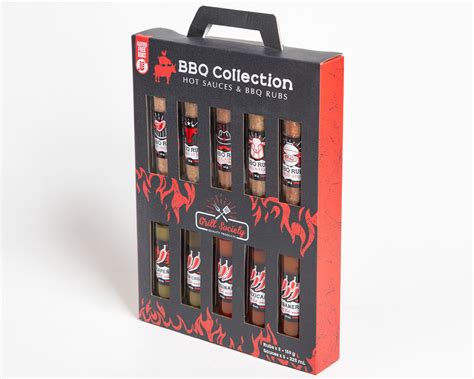 Buy Grill Society 10 Piece BBQ Hot Sauces BBQ Rubs Collection At Barbeques Galore