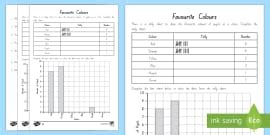 Tally And Graphing Worksheets Template Twinkl Twinkl