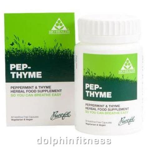 Bio Health Pep Thyme 60 Capsules