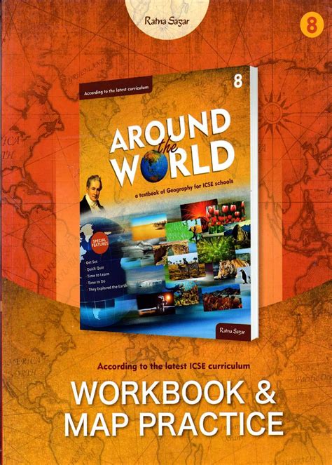 Ratna Sagar Icse Geography Class 8 Around The World Workbook And Map