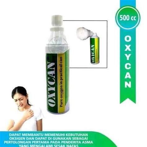 Jual Oxycan Cc Oxygen Kaleng Dengan Corong Alat Bantu Pernafasan