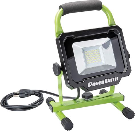 Powersmith Pwl S Lumen Led Weatherproof Tiltable Work Light With