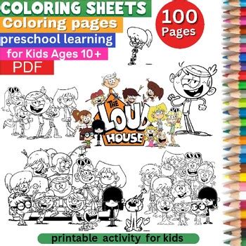 Engage Your Child's Creativity with The Loud House Coloring Pages