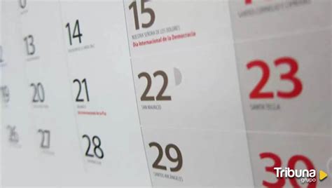 Publicado el calendario de días inhábiles para el año 2024 Tribuna de