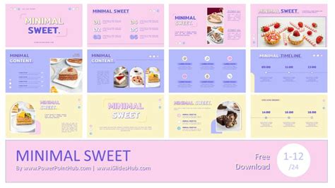 Download Free Sweet Food Presentation Template For Powerpoint And Canva