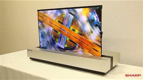 巻取り可能、4kフレキシブル有機el Oled ディスプレイ：シャープ Youtube