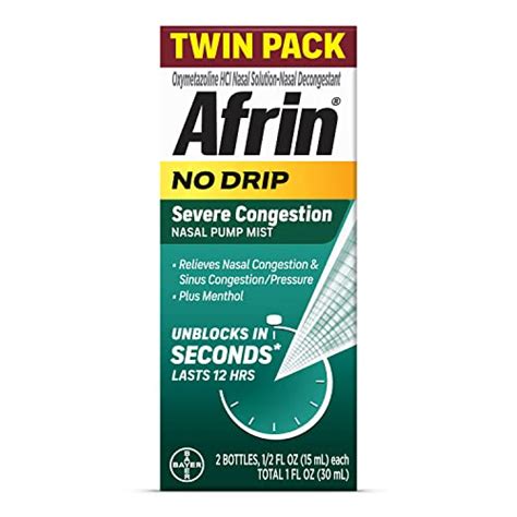 Afrin No Drip Severe Congestion Twin Pack | Wholesale Sourcing ...