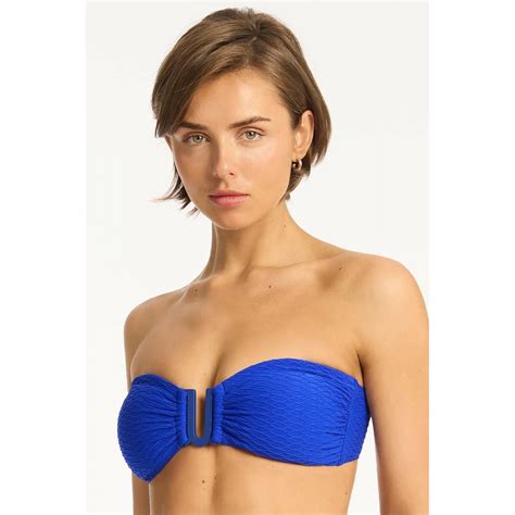 Honeycomb U Bar Bandeau Bikini For Her From The Luxe Company Uk