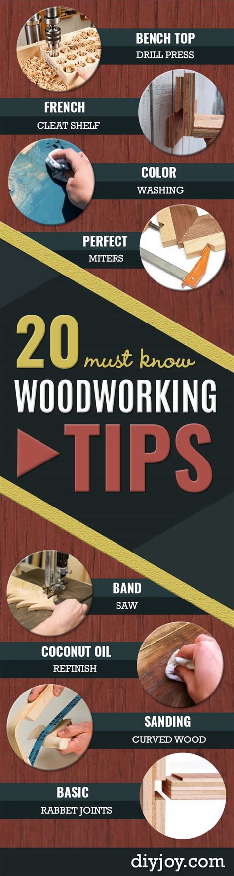 20 Must Know Woodworking Tips