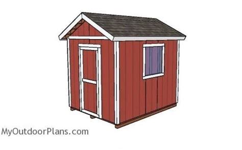 Shed 8 x 10 – Free Woodworking Plan.com