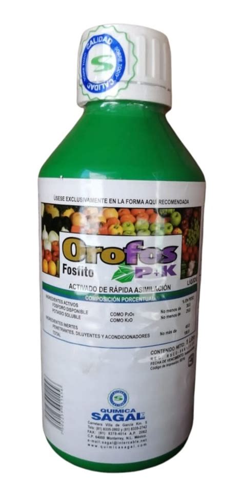 1lt Orofos Fosforo Potasio Nutriente Foliar Radicular Envío Gratis