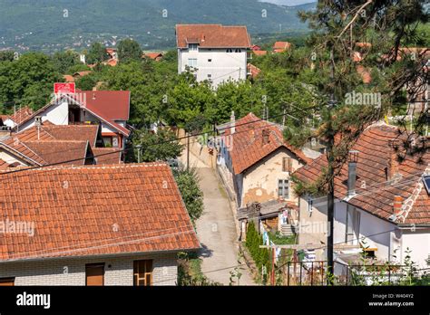 Niska Banja Serbia June 15 2019 Panoramic View Of Spa Resort Of