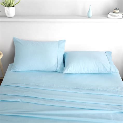 Cotton Sateen 300tc Sheet Set Sea King Bed Bunnings Australia