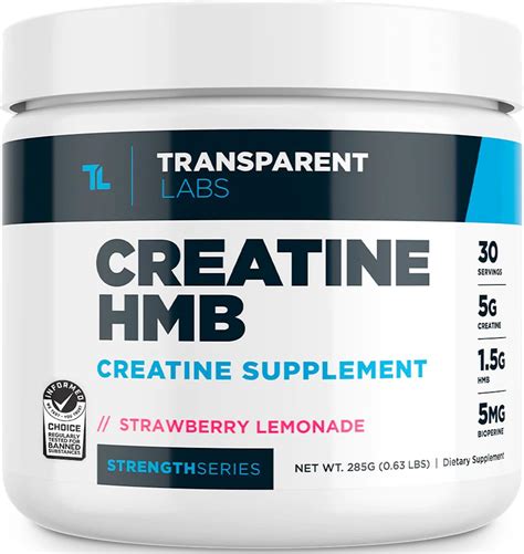 Transparent Labs Creatine Hmb Monohidrato De Creatina En Polvo Con