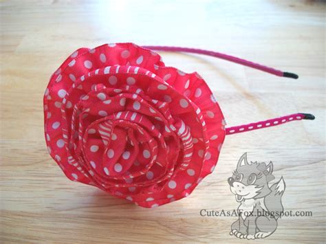 Diy No Sew Ribbon Flowers