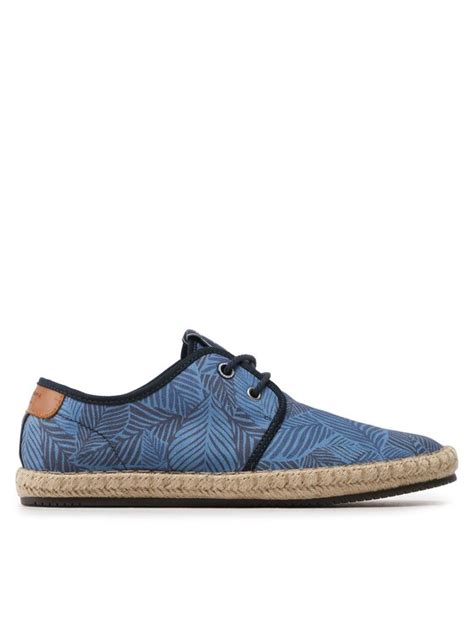 Pepe Jeans Espadrilles Tourist Tropic PMS10318 Bleu Modivo Fr