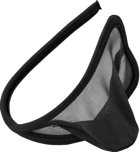 IEFiEL Men S Sheer Mesh C String Bulge Pouch Thong Lingerie Bikini Briefs Underwear Black One