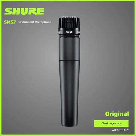 Shure Micr Fono De Instrumento Vocal Din Mico Dispositivo Original Con