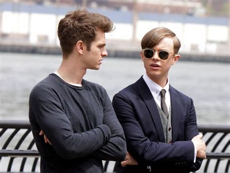 Peter Parker Harry Osborn Spotted Together On The Amazing Spider Man