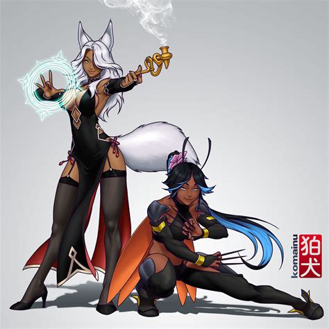 Minerva And Mahi By Komainu Hentai Foundry