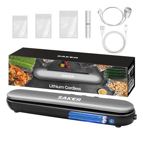 Amazon Saker Cordless Vacuum Sealer Machine Lithium Cordless Food