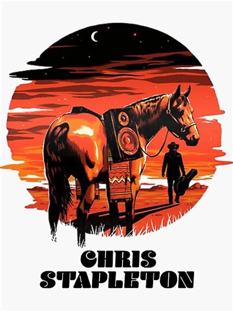 "chris stapleton Album" Sticker for Sale by Vesioehion72 | Redbubble