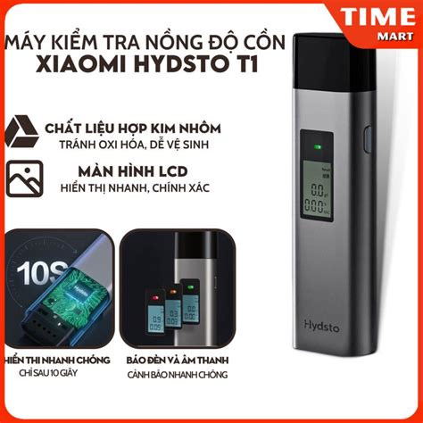 CHÍNH HÃNG Máy đo nồng độ cồn Xiaomi Hydsto T1 cảm biến độ nhạy