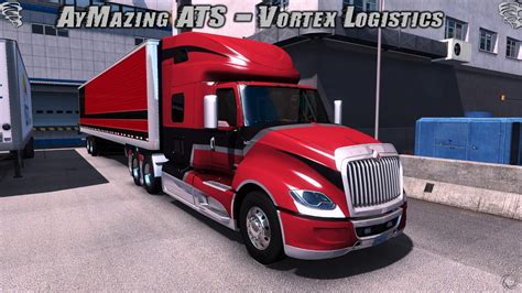 International LT American Truck Simulator English YouTube