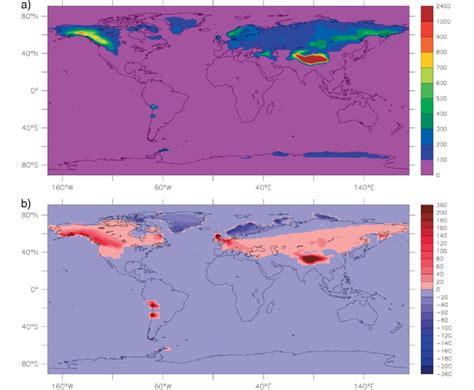 Annually averaged snowfall rate (in kg/(m 2 year)) a 116 ka BP_LV ...