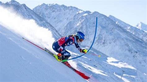 Ski Alpin 99 Weltcup Sieg für Ski Star Shiffrin Dürr Fünfte