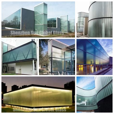 U Shaped Glass Factory 7mm U Shaped Glass Panels U Profile Glass Manufacturers U Profile Glass