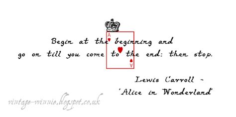 Poems, Quotes and Prose: 'Alice in Wonderland: Quote' - Lewis Carroll