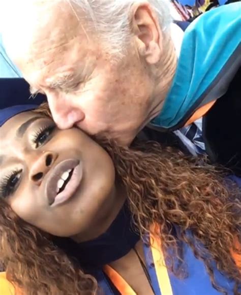 It Was Just A Regular Selfie Until Joe Biden Kissed Her On The Cheek