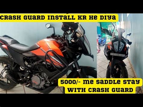 KTM Adventure 390 Bandidos Crash Gaurd Installed Saddle Stay