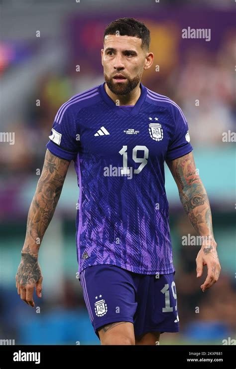 Doha Qatar Th Nov Nicolas Otamendi Of Argentina During The