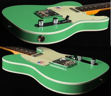 Fender American Vintage 62 Custom Telecaster Surf Green Image 770609 Audiofanzine