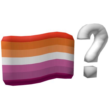 Lesbian Pride Flag Question Mark Roblox