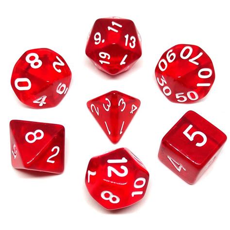 Кубики для DnD (Dungeons and Dragons, ДнД, Pathfinder) "Прозрачные ...