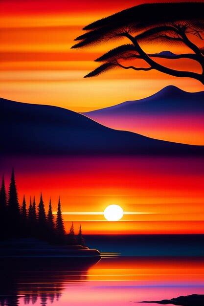 Premium AI Image | beautiful view of sunrise