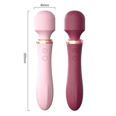 Medical Silicone Dual Head Vibrator For Women Heated Sex Toy Wand Massager China Masturbator