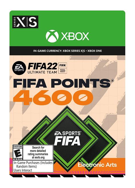 Fifa 22 4600 Ultimate Team Points Xbox One