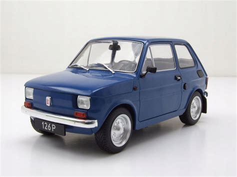 Fiat 126P 1972 Blue Niebieski Maluch MCG 1 18 13538116563 Allegro Pl