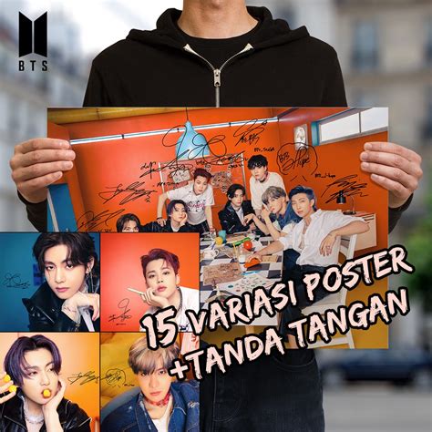 Jual Poster BTS Tanda Tangan Album Butter Concept Photo Versi 1 Size