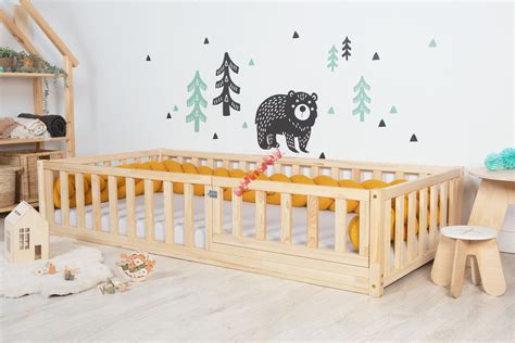 Lit Bas Enfant Montessori Ours Banaby Fr