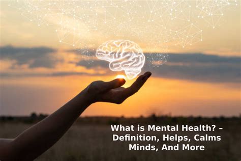 mental health definition helps calms minds