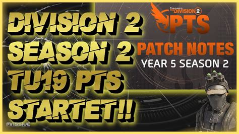 Division Pts Startet Patch Notes Zum Pts Sind Da Tu