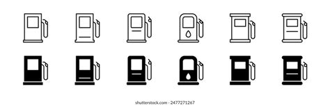 Iconos De Gasolina Photos And Images Pictures Shutterstock