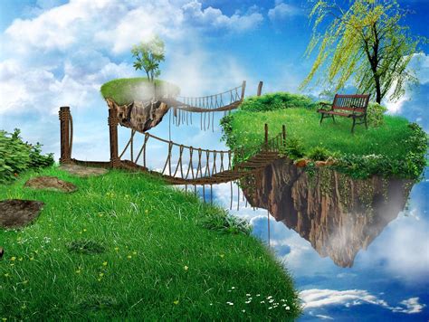 Fantastic backgrounds for Photoshop with nature