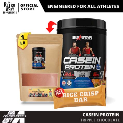 Muscletech Six Star Casein Protein Hours Slow Digestion Lb Retail